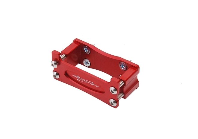 Servo Mount, Side Mount, V2 Aluminum Red (Secraft)