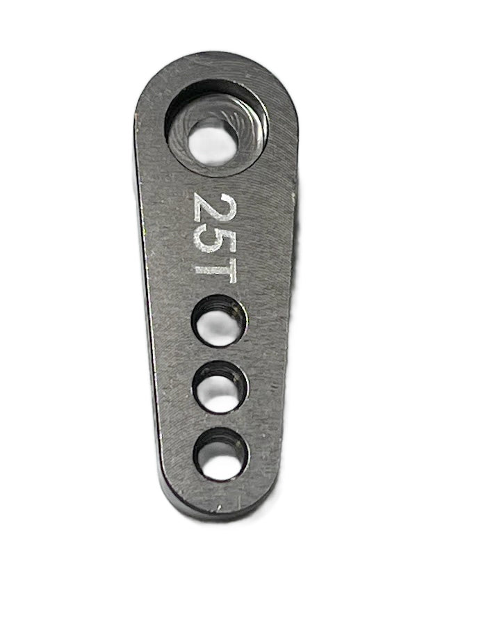 Servo Arm, 20mm (.78")  Futaba style 25T Aluminum, Titanium (Gator)