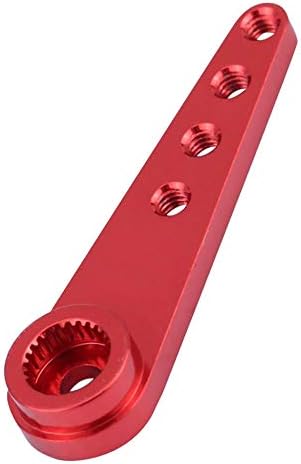 Servo Arm, 30mm (1.18") M2.5  Futaba 25T Aluminum, Red (Gator)