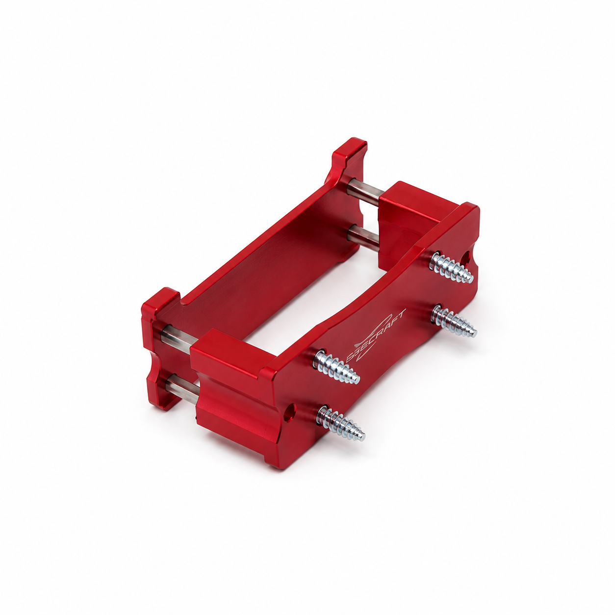 Secraft Side Servo Mount V2 - Aluminum (Red)