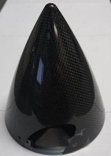 Spinner, 89mm (3.5") Carbon Fiber, 3 Blade, Gas (Falcon)