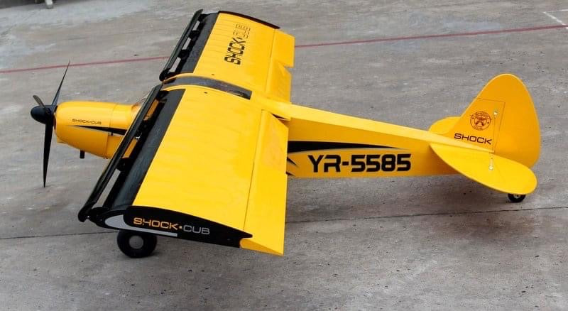 Savage Shock Cub, Yellow/Black, 35-55cc (ARF), Seagull Model