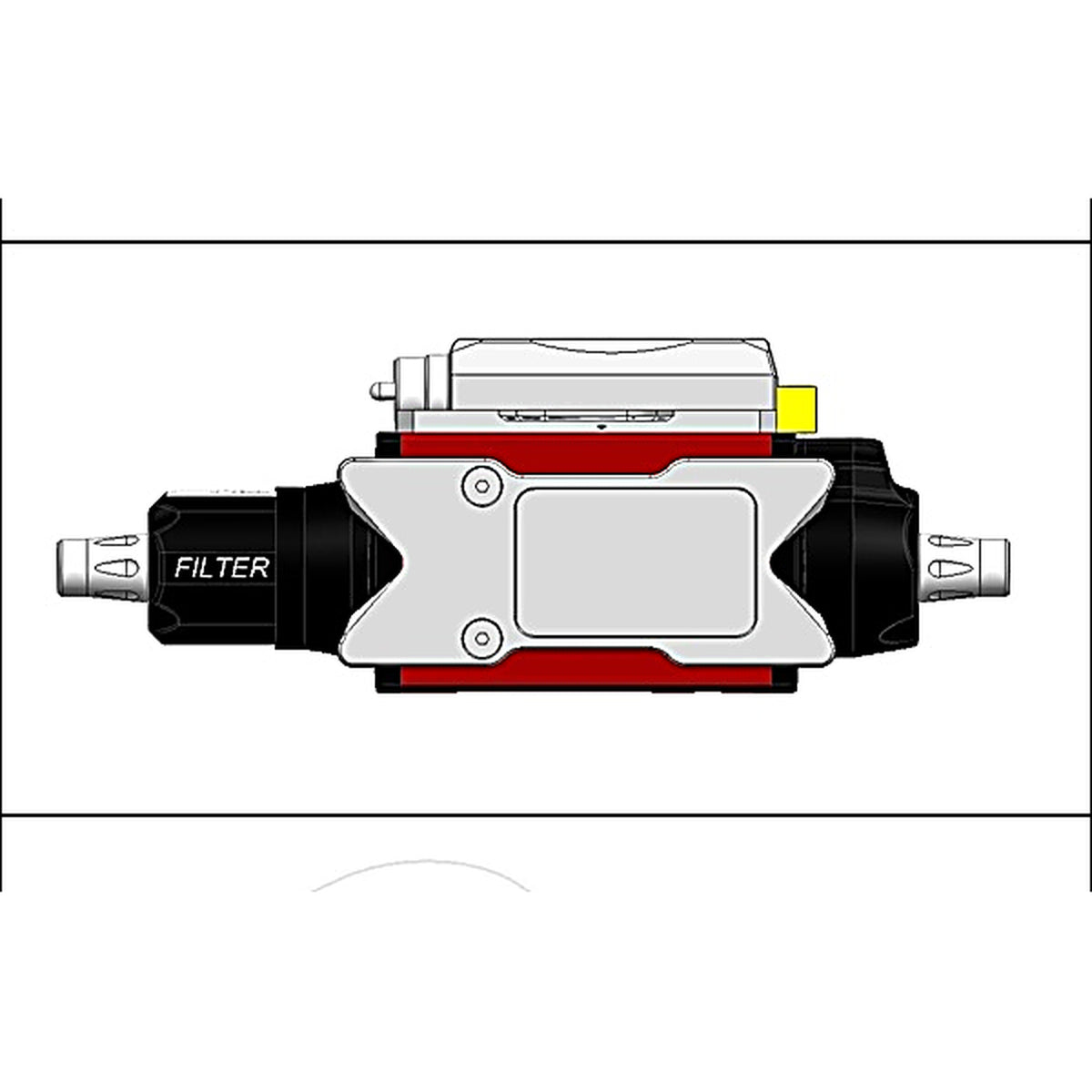 Secraft SE impeller fuel pump 1500ml XT60 RC gas jet fuel system blue red