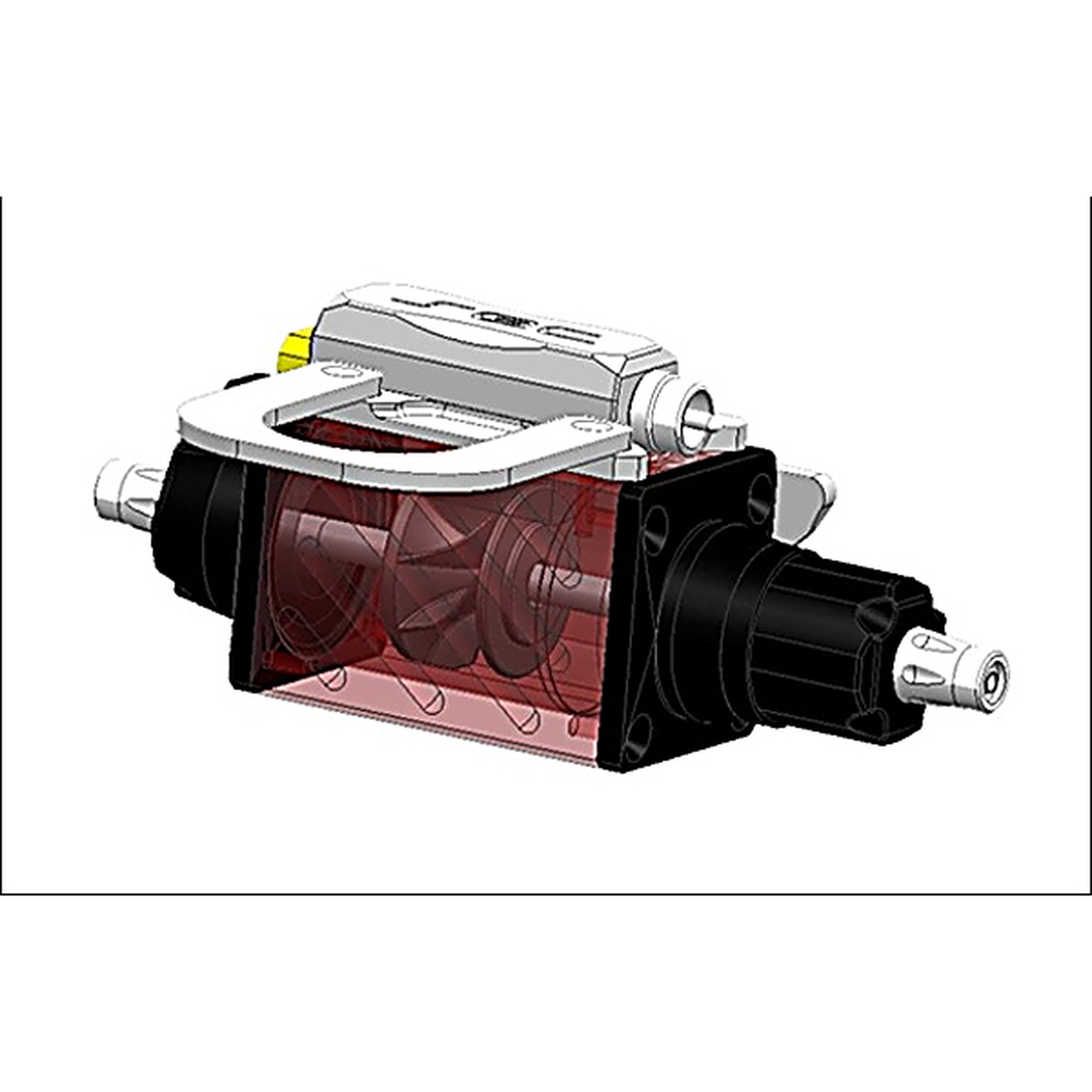 Secraft SE impeller fuel pump 1500ml XT60 RC gas jet fuel system blue red