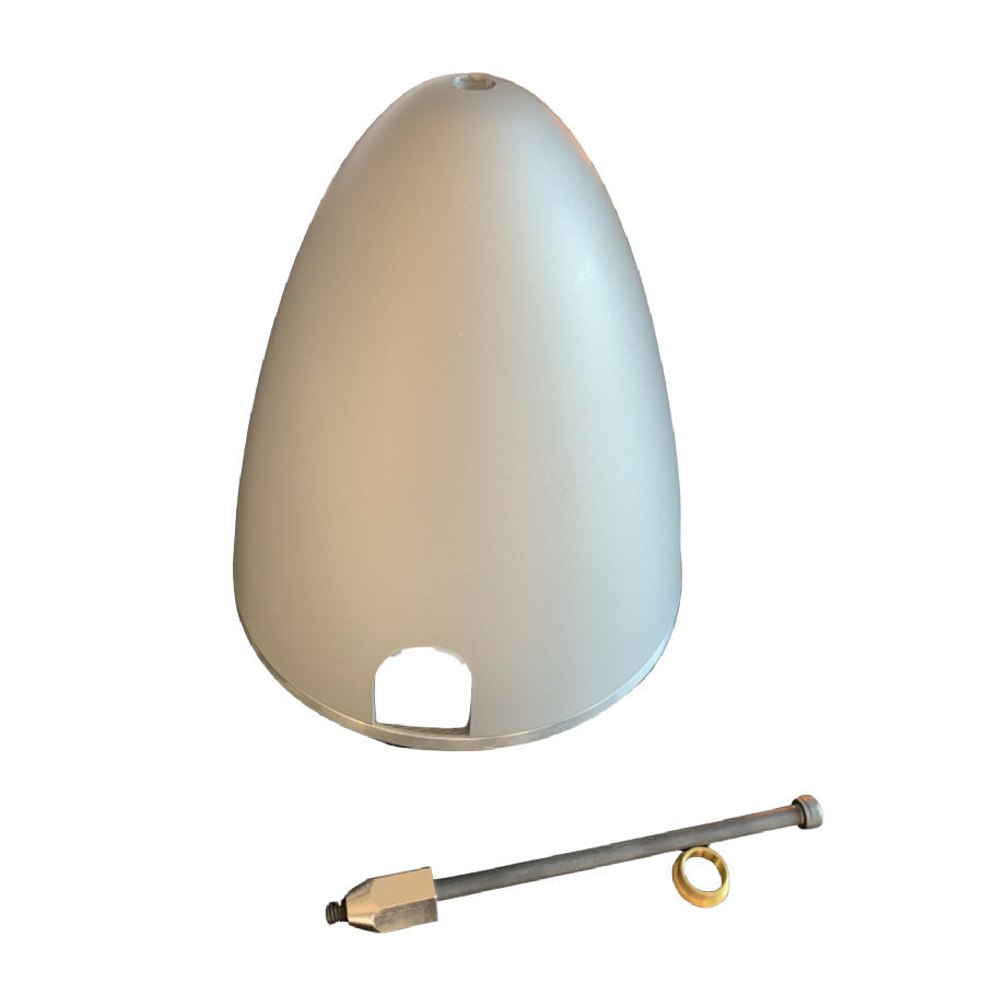 2-Bladed Spinner, Silver, P-51 Mustang, TopRC Model