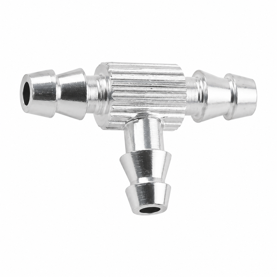 Gator RC Aluminum 3-Way Fuel Line T Connector – RC Fuel Tee Fitting (Multiple Colors)