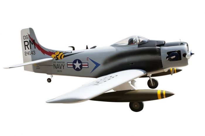 A-1 Skyraider Stinger Bee/Thunderbolt, 15CC, ARF, Seagull Model
