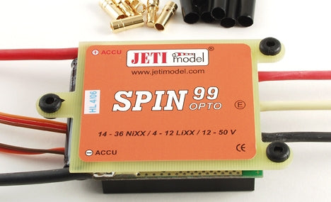 Jeti Spin Pro 99 Opto ESC with Telemetry & Braking | 90A 4S-12S
