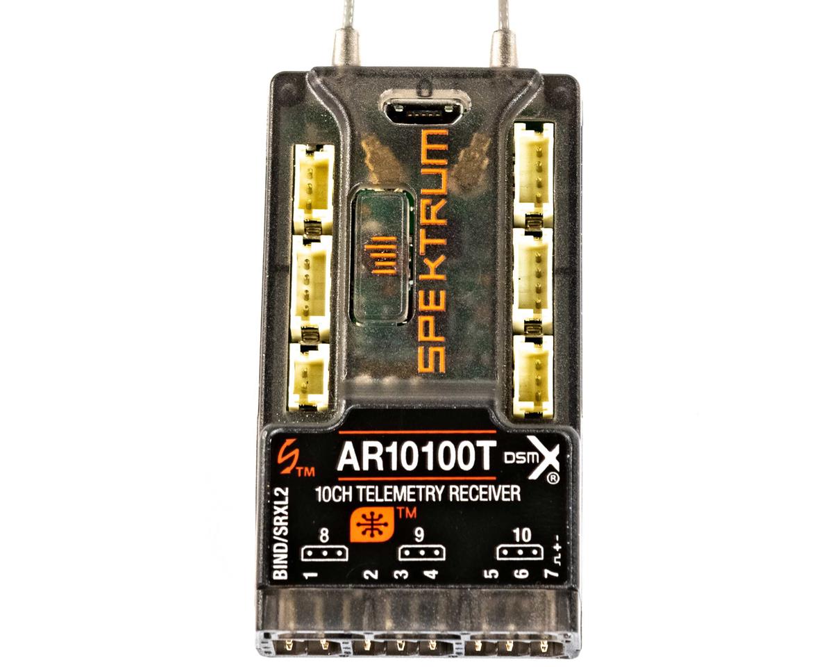 Spektrum RC AR10100T 10-Channel DSMX Telemetry Receiver – Gator RC