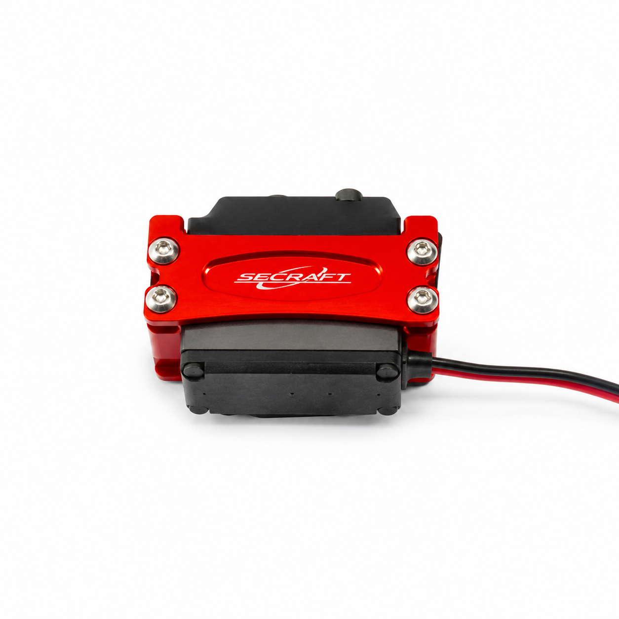 Secraft Side Servo Mount V2 - Aluminum (Red)