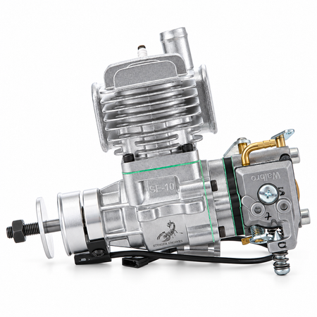 RCGF Stinger 10cc SE gas engine with muffler