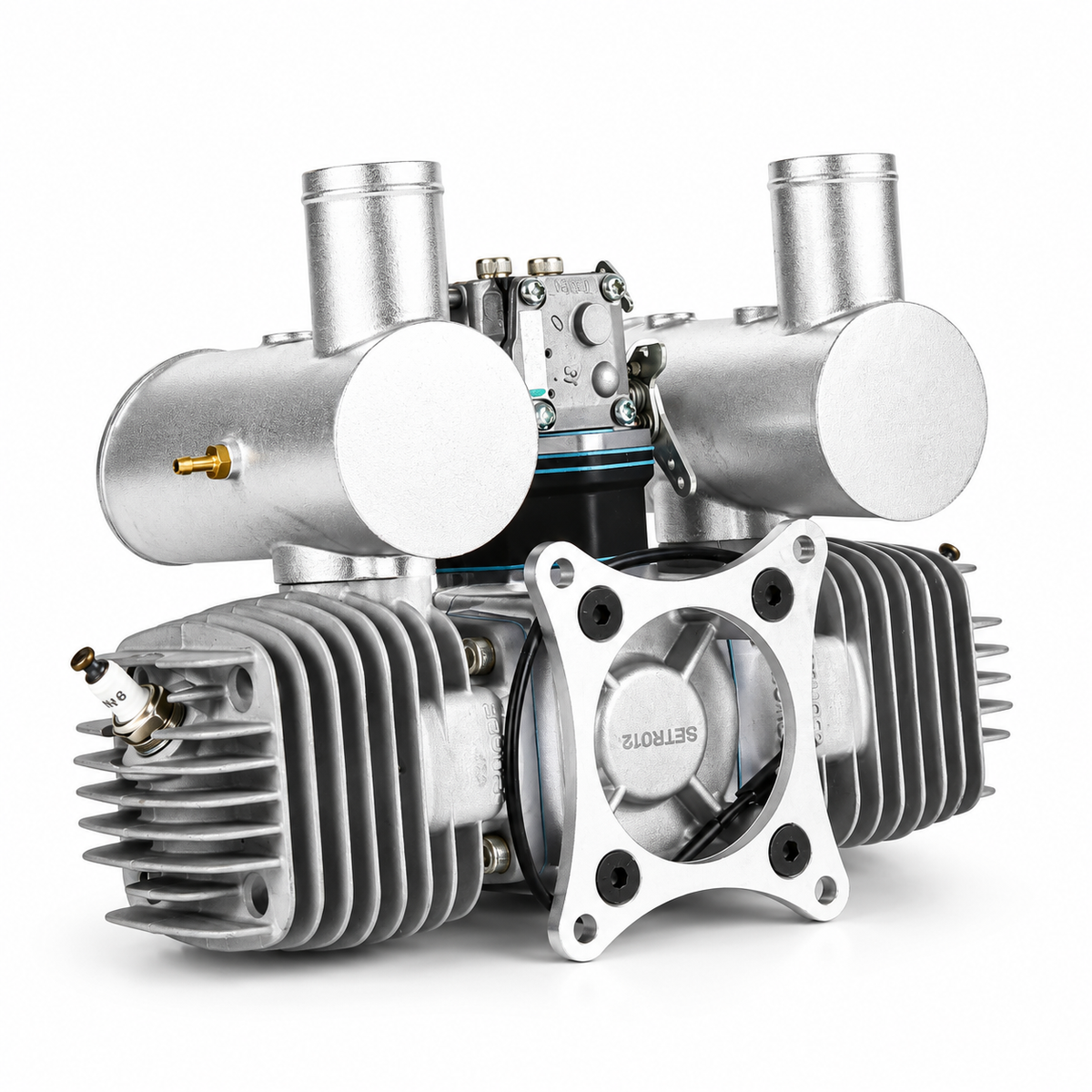 Stinger Pro 125cc twin-cylinder gas engine for large-scale RC airplanes