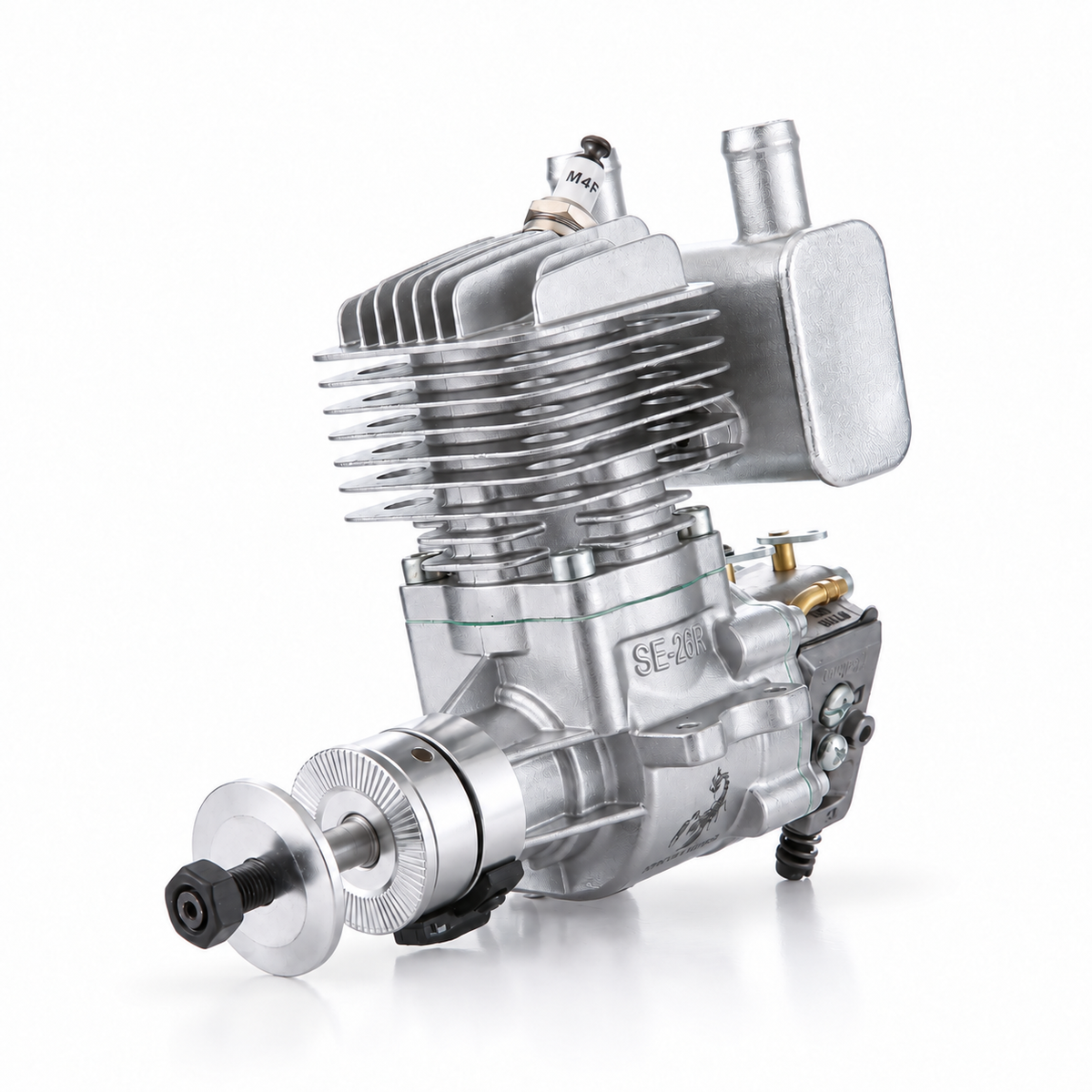 Stinger 26cc rear exhaust RC gas engine with muffler and CDI ignition