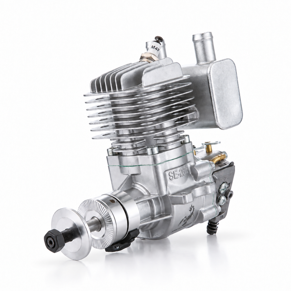 Stinger 26cc rear exhaust RC gas engine with muffler and CDI ignition