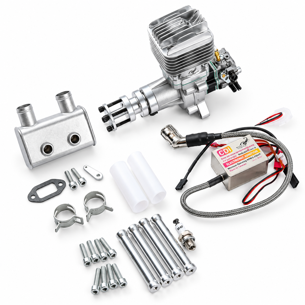 Stinger 35cc RE Gas Engine – Rear Exhaust parts