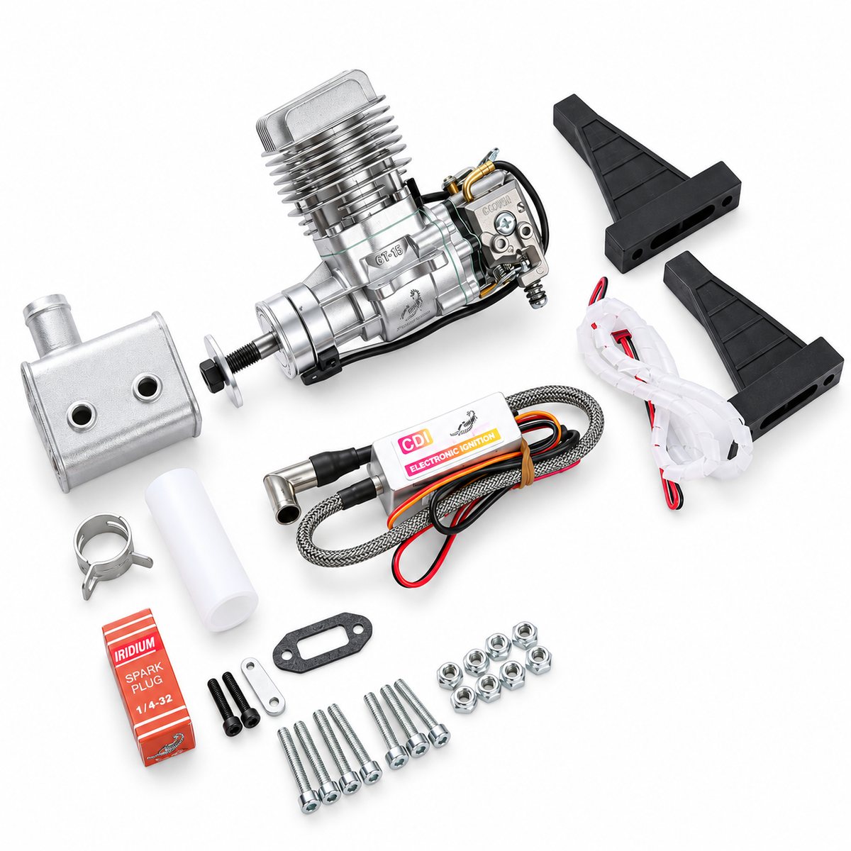 Stinger 15cc SE Gas Engine – Side Exhaust