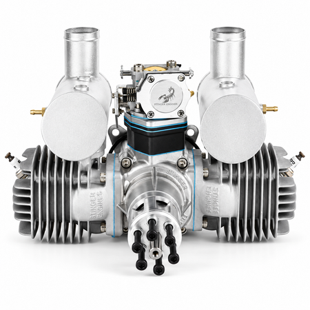 Stinger Pro 125cc twin-cylinder gas engine for large-scale RC airplanes
