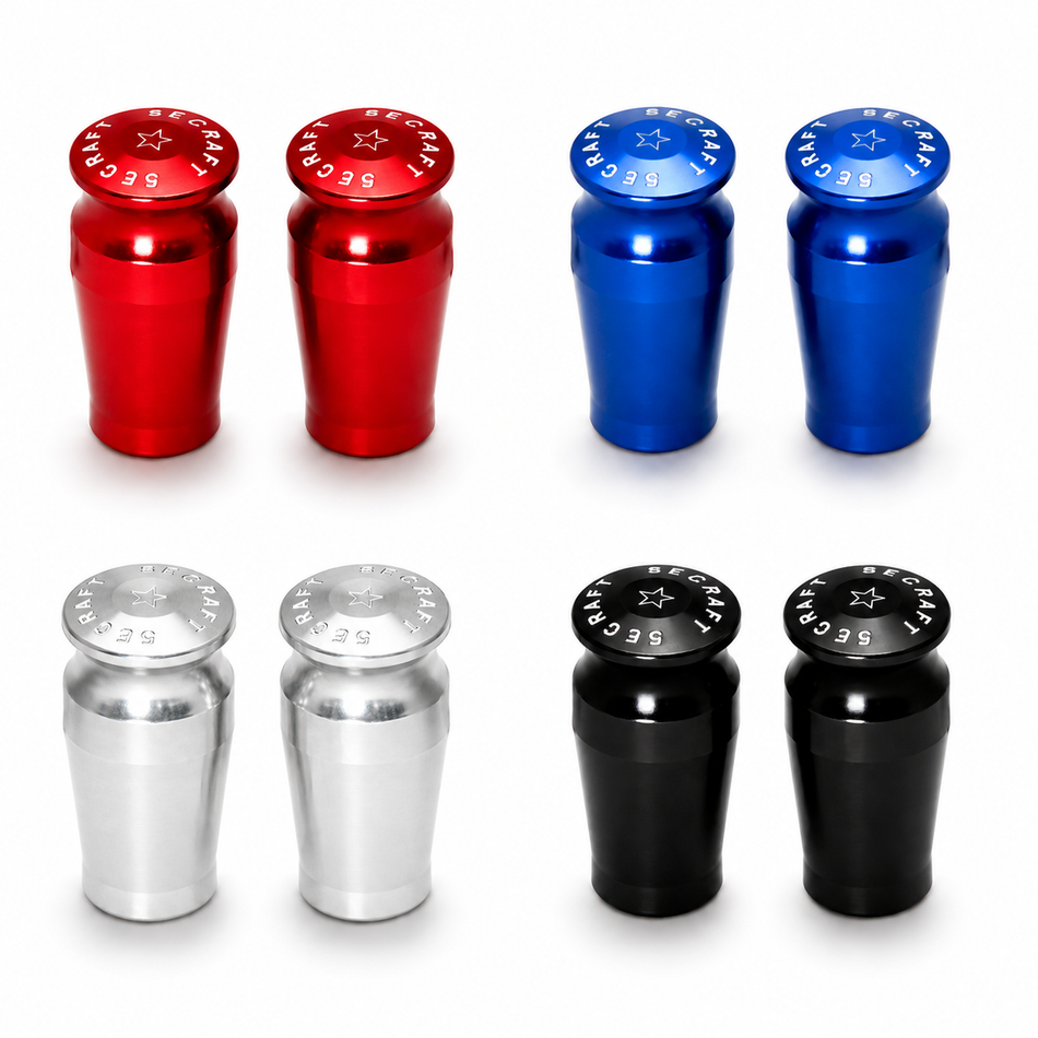 Secraft Transmitter Switch Cap, Long, Aluminum, 2 Pack (Choice of Colors)