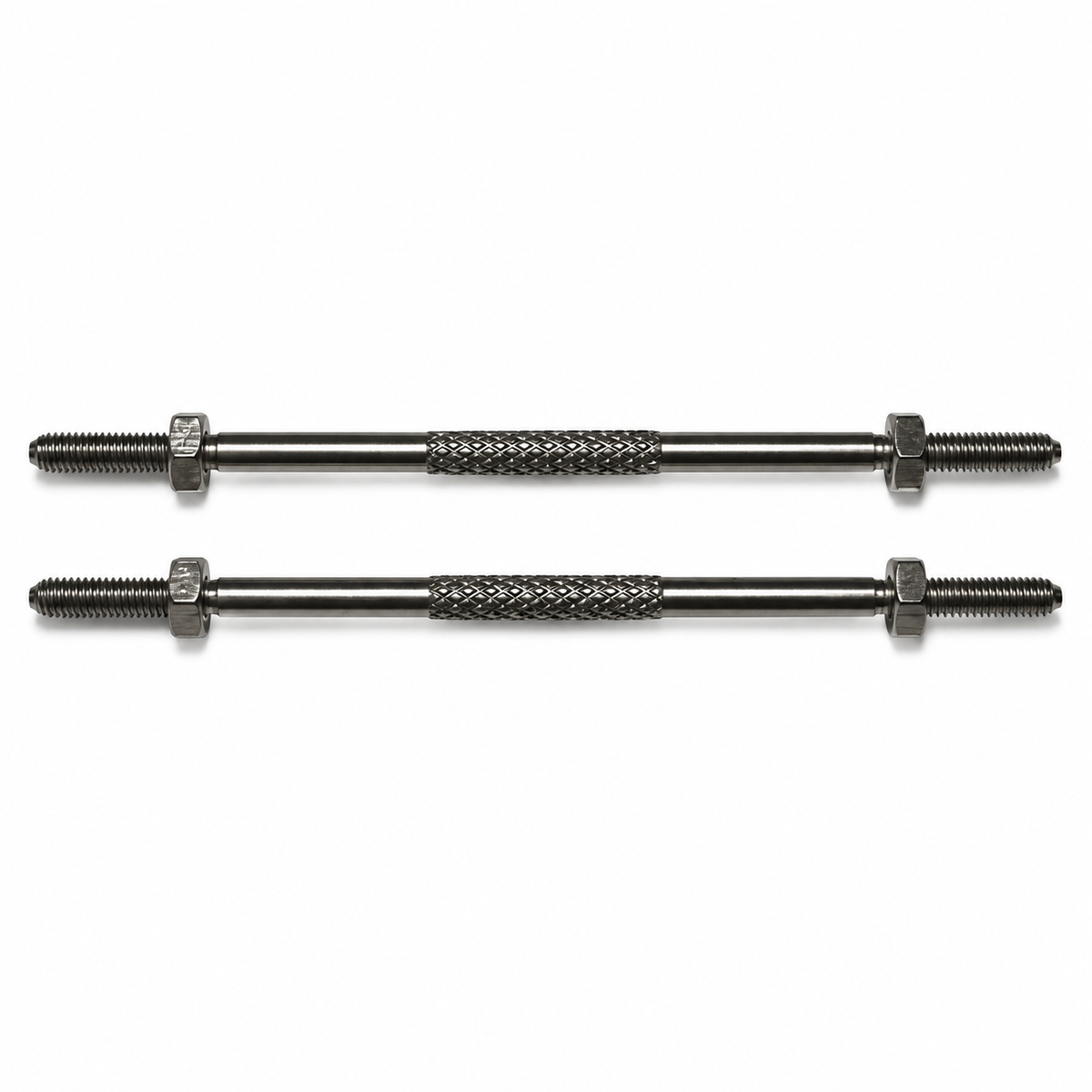 Gator RC Titanium Alloy M3 Knurled Turnbuckle Pushrods – 75mm, Pair