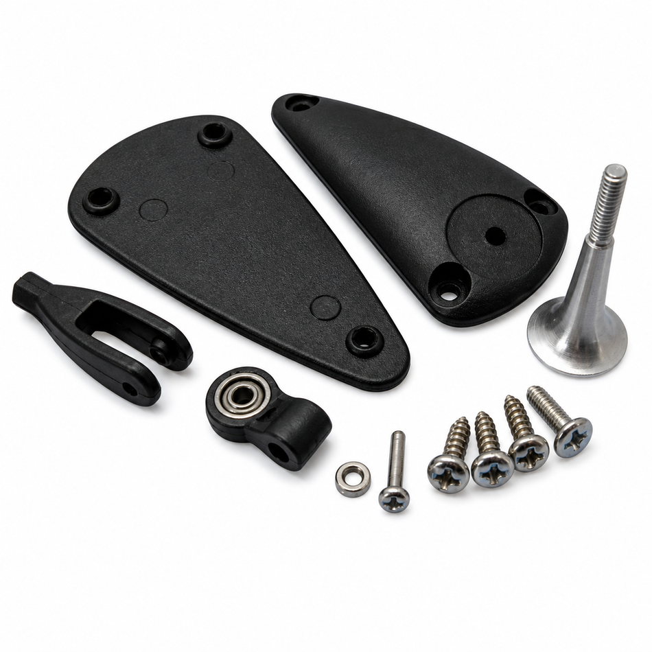 Gator RC 34mm Triangle Base Control Horn – Angled w/ Bearing Clevis