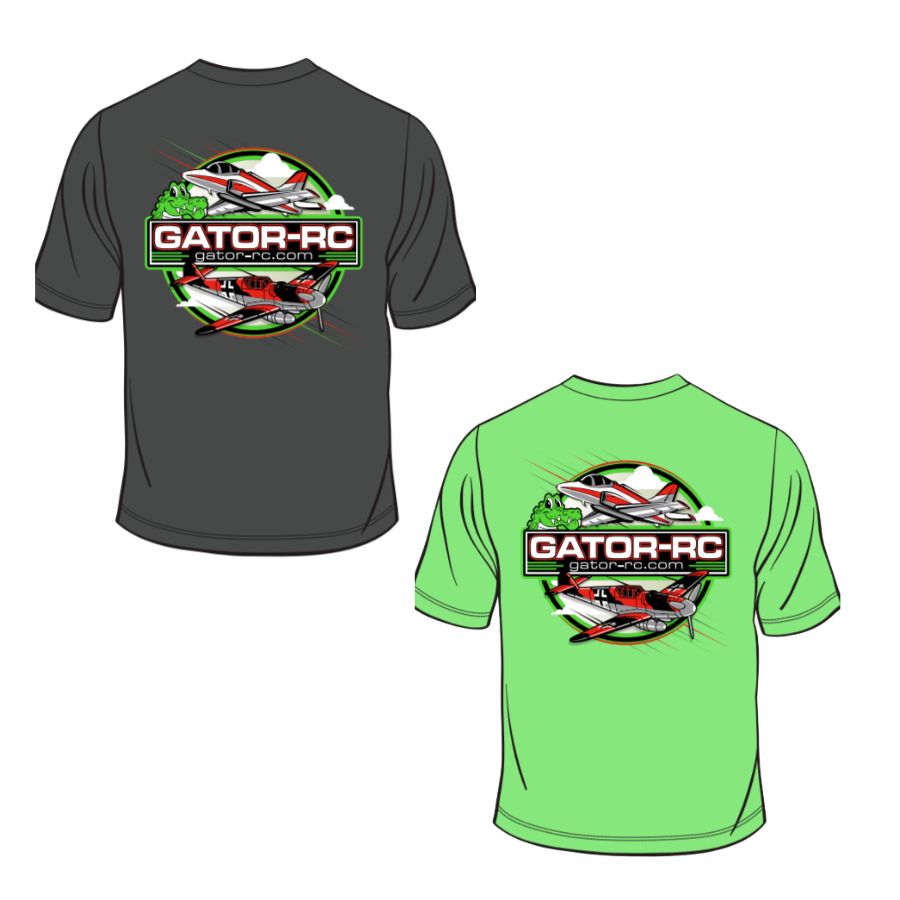 Gator-RC T-Shirt, Grey or Green