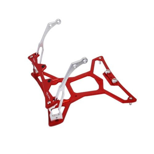 Secraft Transmitter Tray V1 Large for RC radios in red blue and black