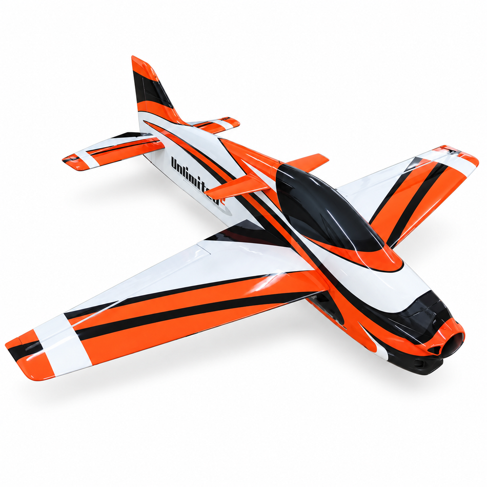 F3A Air Unlimited 2 orange black and white 2-meter pattern airplane ARF