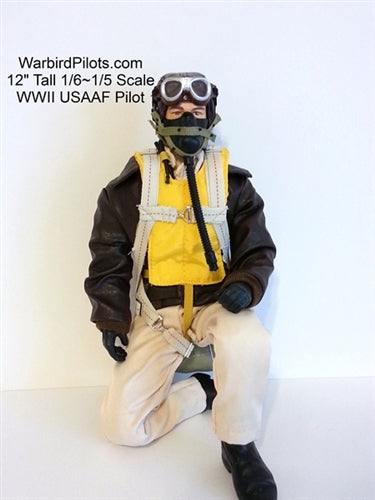 WWII USAAF Pilot - Warbird Pilot 1/5th to 6th scale
