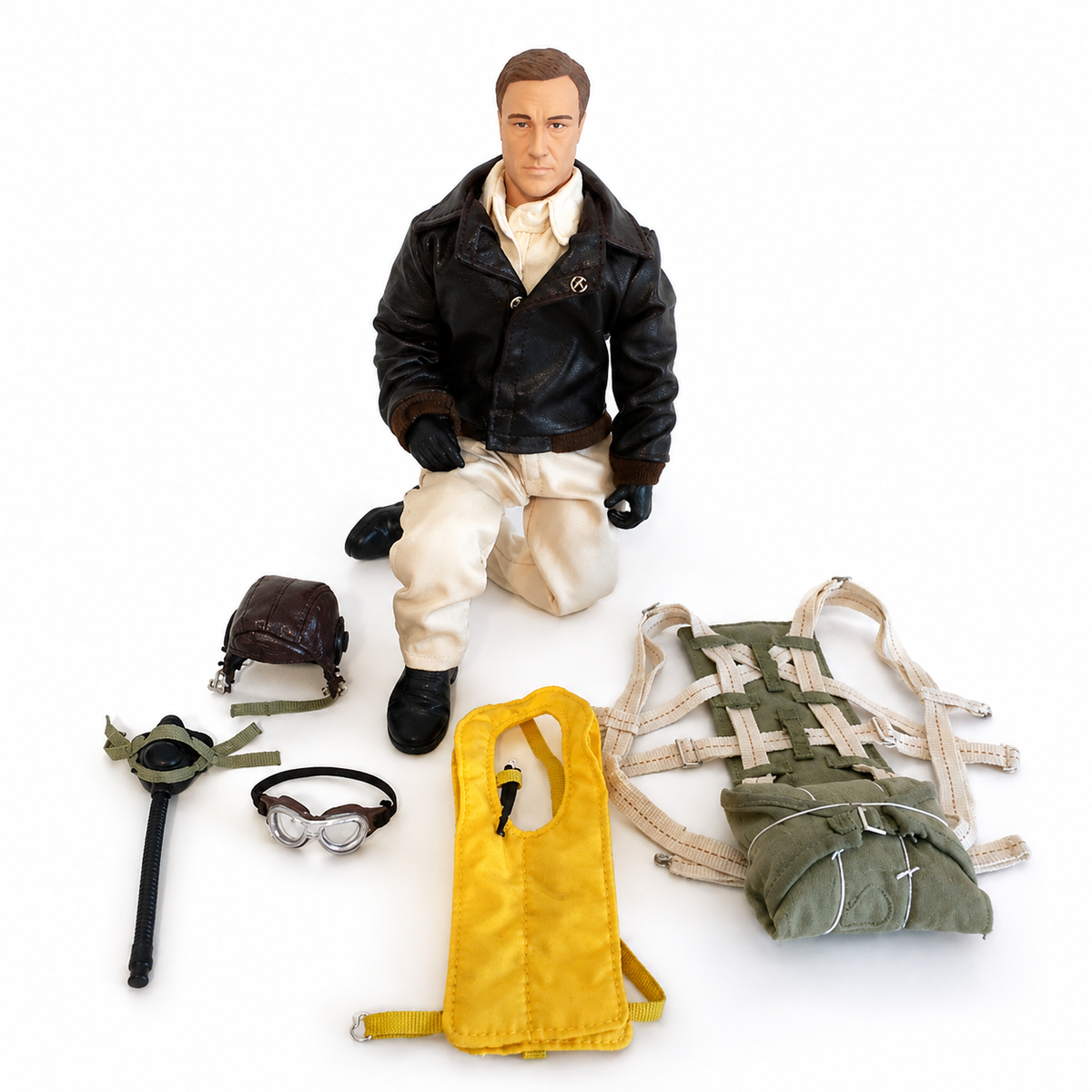 WarbirdPilots WWII USAAF RC Pilot – 1/5–1/6 Scale, 12″ (305 mm)