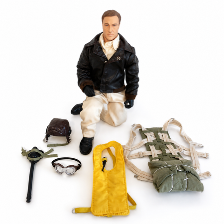 WarbirdPilots WWII USAAF RC Pilot – 1/5–1/6 Scale, 12″ (305 mm)