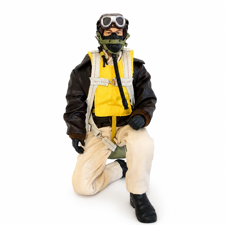 WarbirdPilots WWII USAAF RC Pilot – 1/5–1/6 Scale, 12″ (305 mm)
