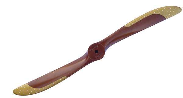 18x8 Propeller, Vintage Style, Dark w/ Gold Tip (Falcon)