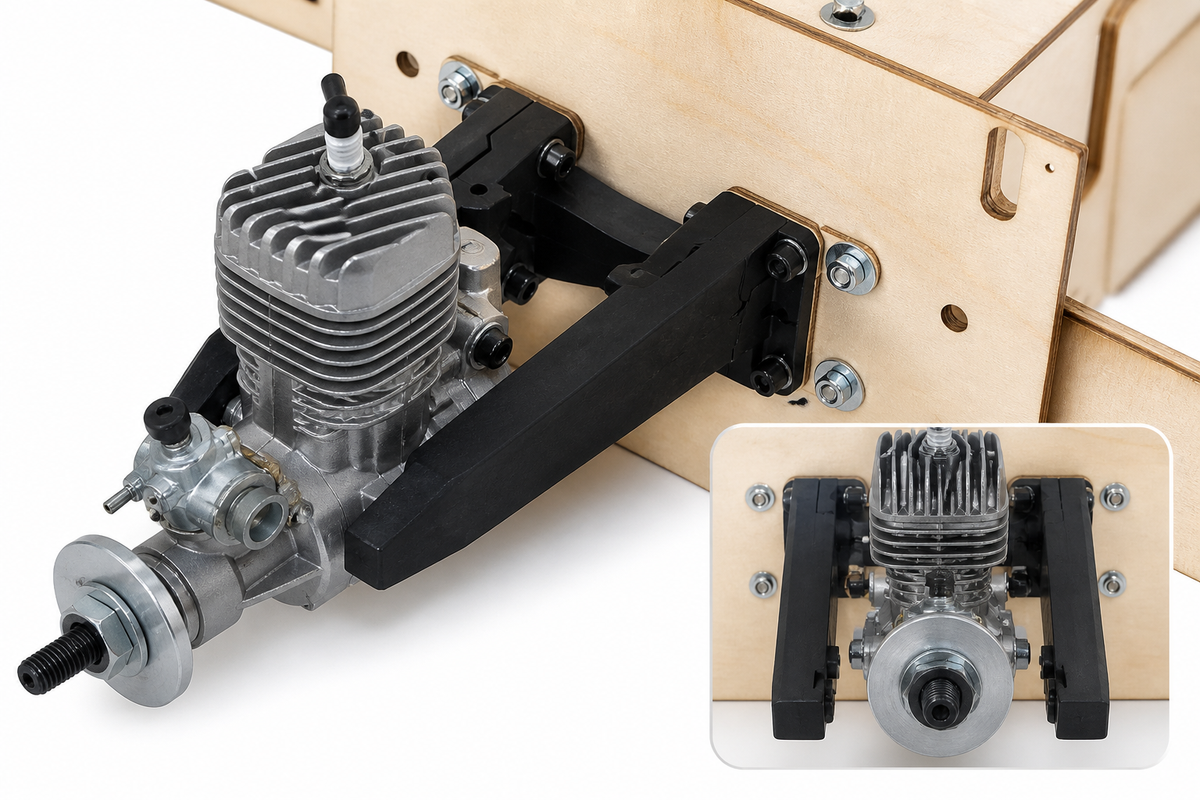 Gator RC Adjustable Motor Mount – Large (60–120 Size Engines)