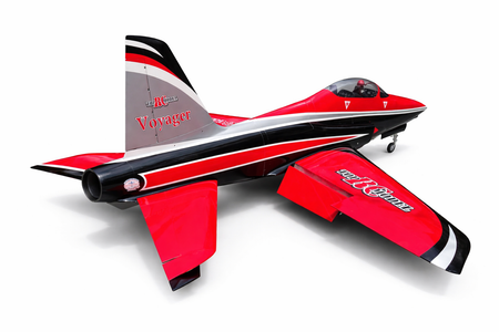  Top RC Voyager Sport Jet 128" Red Black 