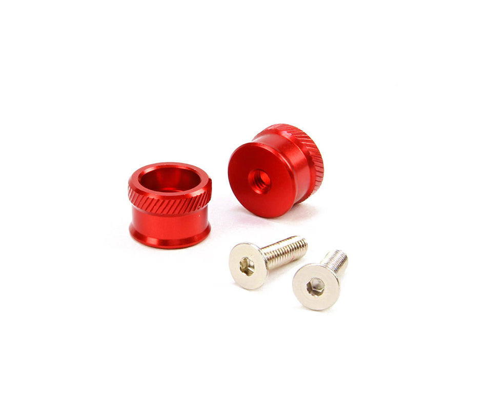 Secraft Wing Bolts (M3 & M4) | Red & Blue Aluminum RC Airplane Bolts