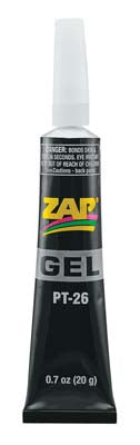 ZAP CA Gel, Thick Viscosity .7 oz. PT-26