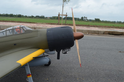 Giant Zero A6M Green, Cowling, Seagull Models