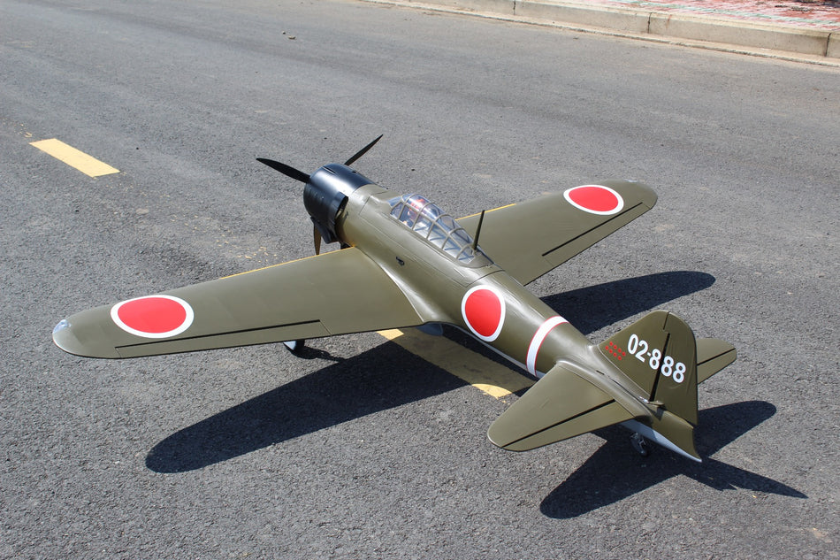 Giant Zero A6M White, Canopy, Seagull Model